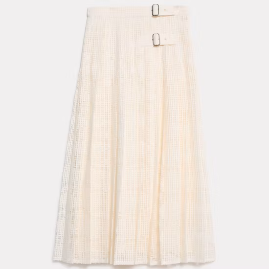 숙녀 의류 레이온 인쇄 스모킹 허리 밴드 여성 소녀 패션 짠 맥시 스커트